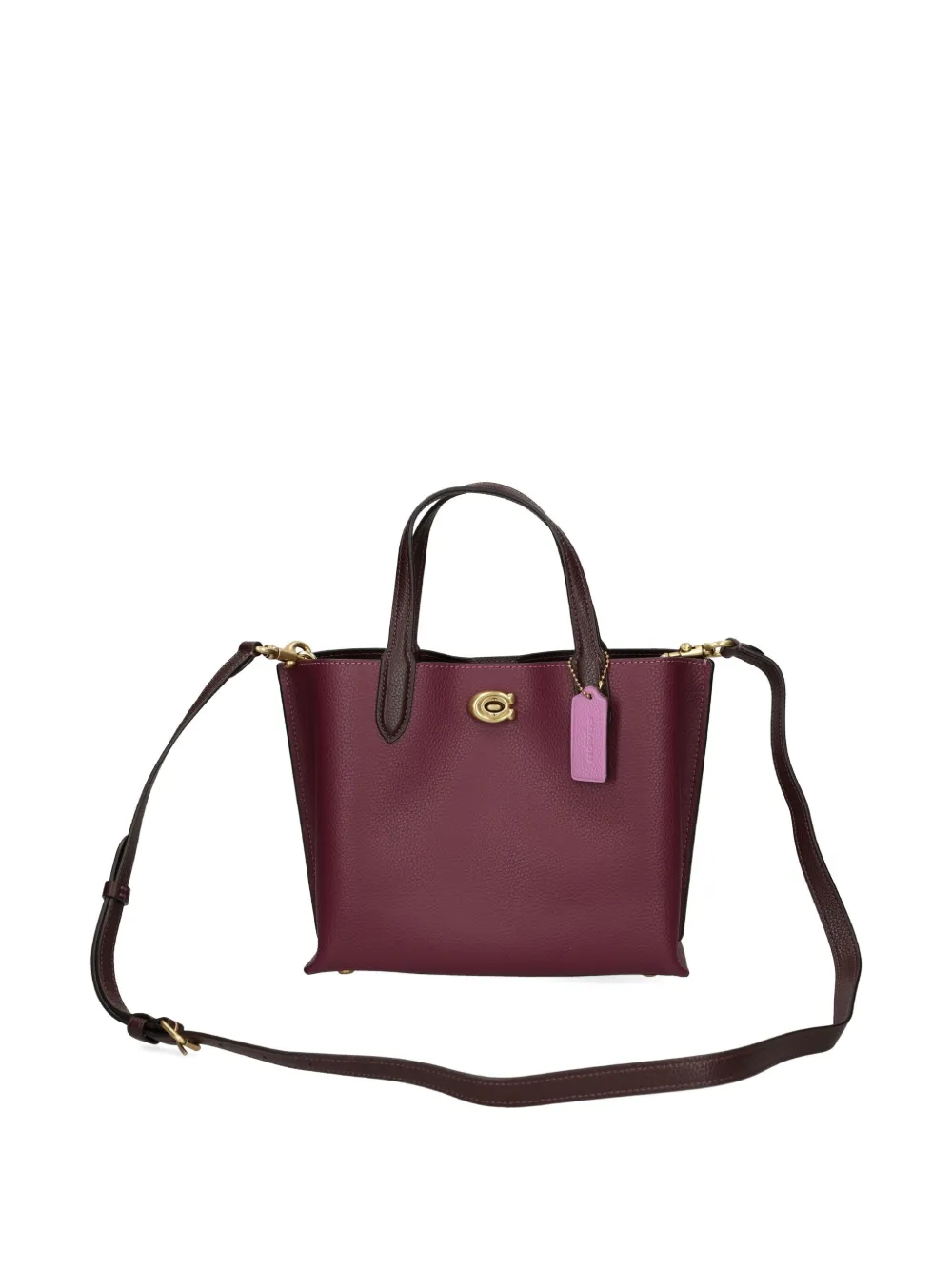 Coach Willow 24 leather top-handle bag Rood