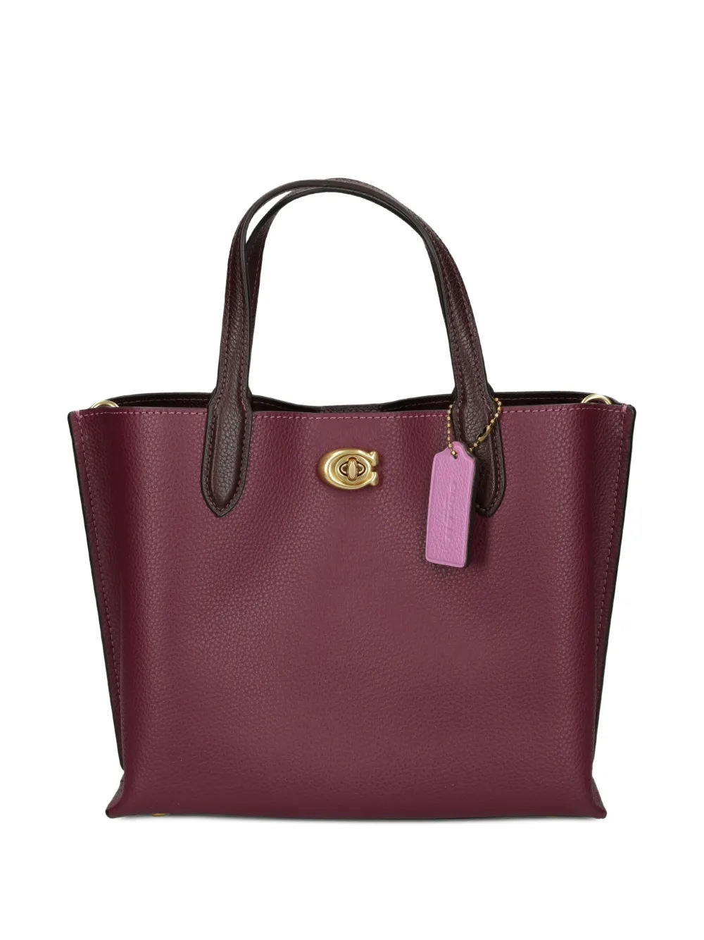 Coach Willow 24 leather top-handle bag Rood