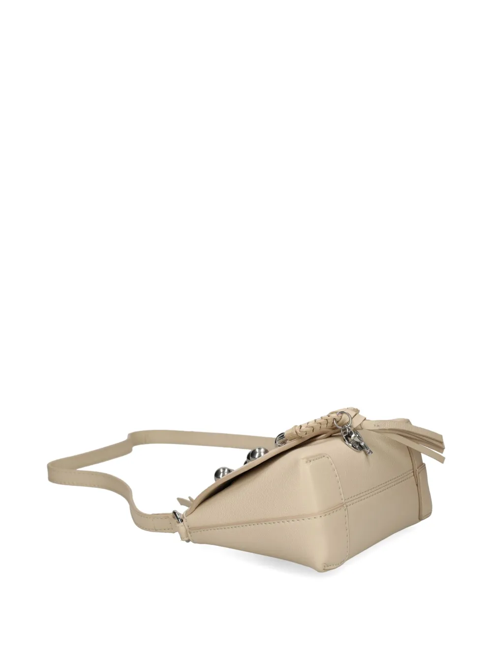 See by Chloé Crossbodytas met ringdetail en studs Beige