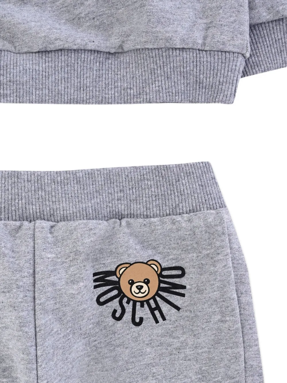 Moschino Kids Trainingspak met teddybeerprint Grijs