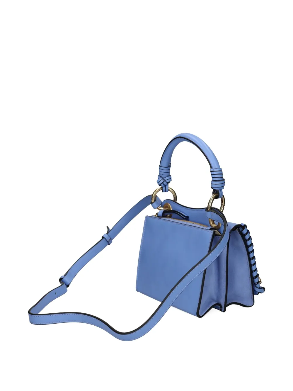 See by Chloé Tilda tas met gevlochten detail en handgreep Blauw
