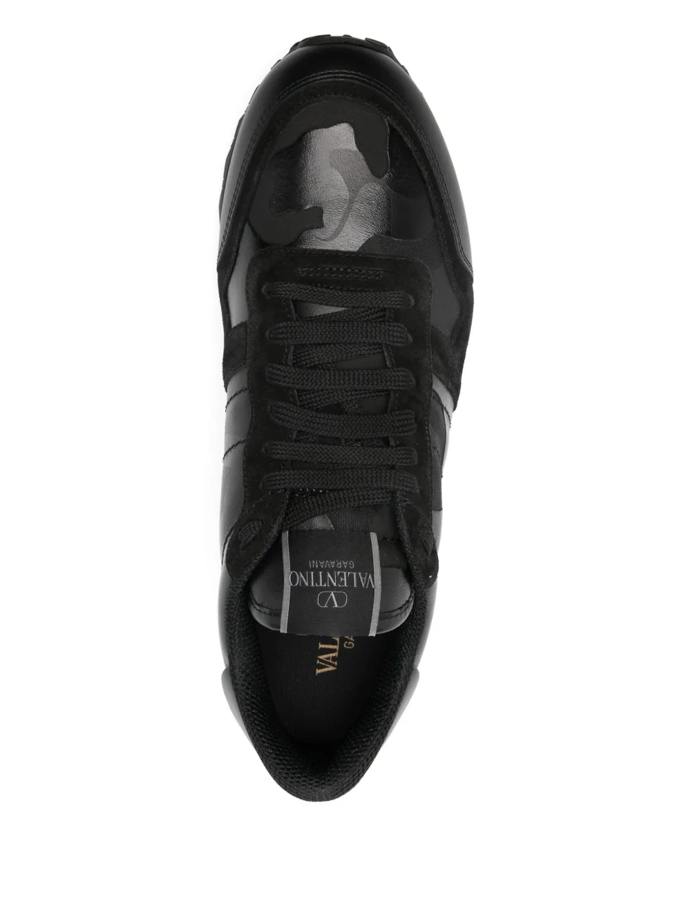 Valentino Garavani Rockrunner camouflage-print sneakers Black