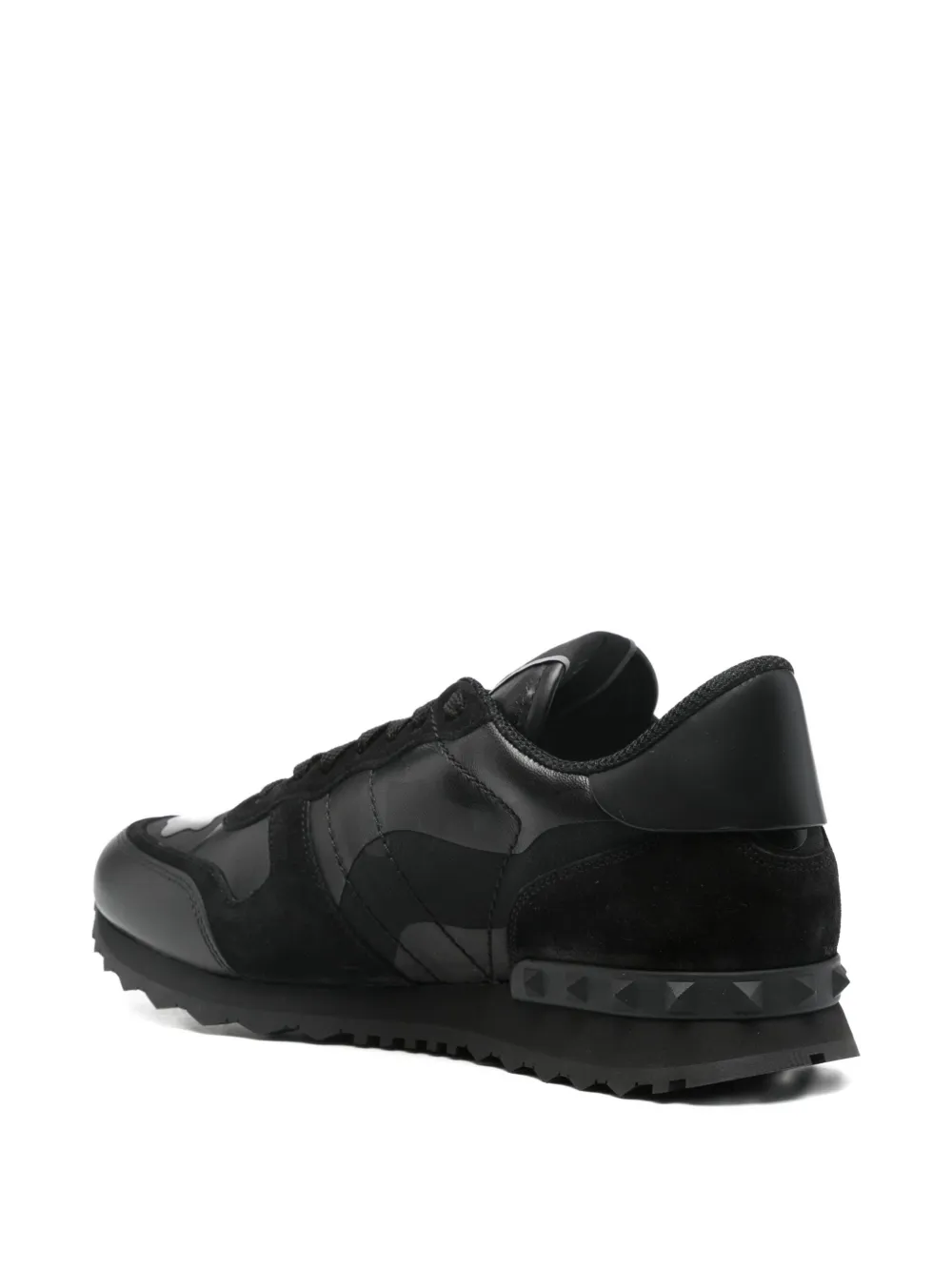 Valentino Garavani Rockrunner camouflage-print sneakers Black