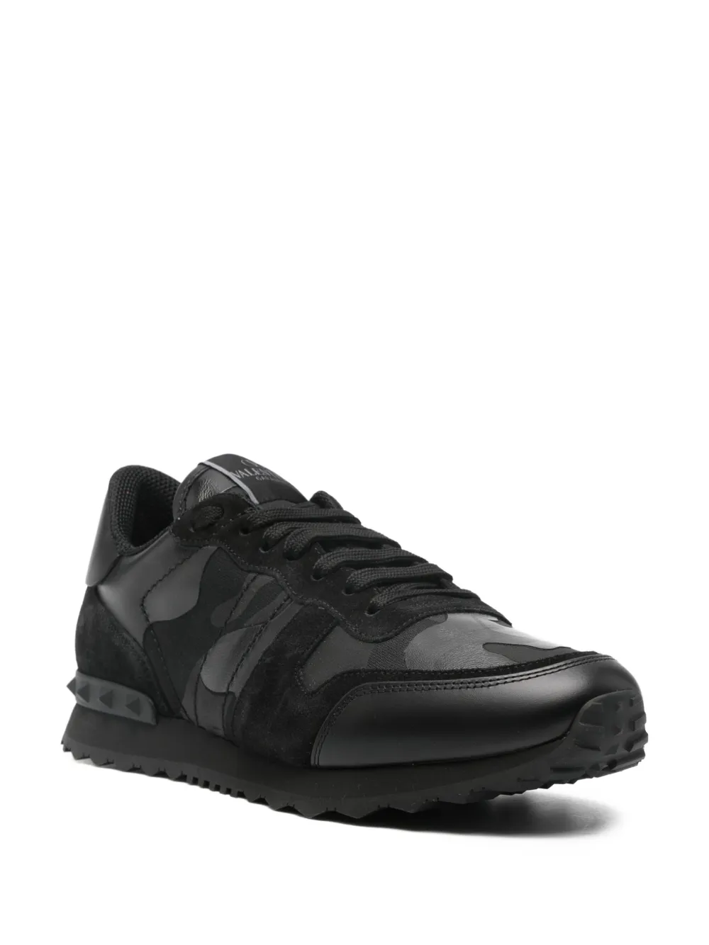 Valentino Garavani Rockrunner camouflage-print sneakers Black
