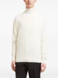 Aiezen turtleneck knitted sweater - White