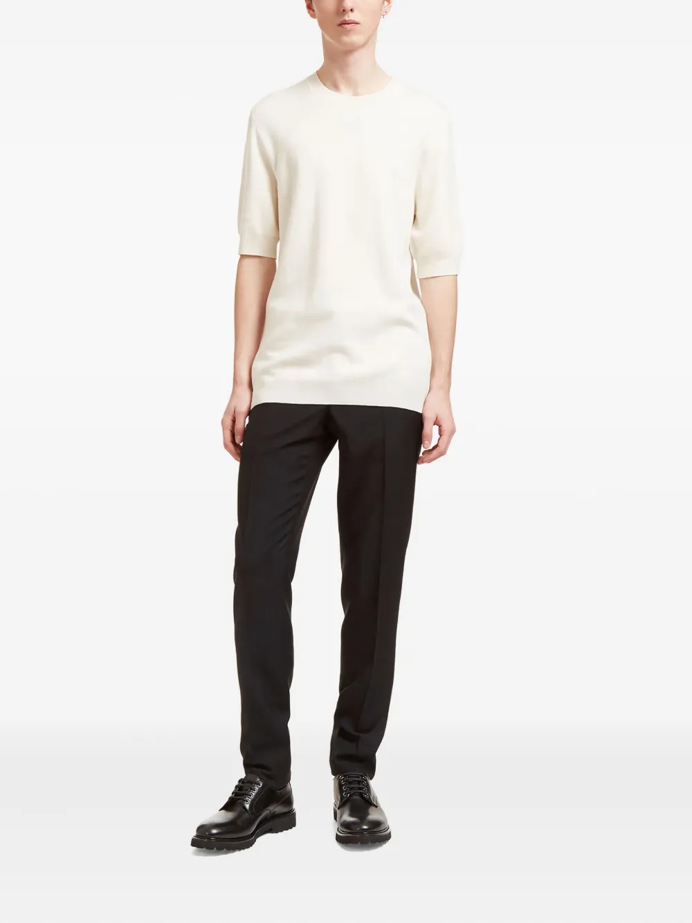 Aiezen crew-neck half-sleeve T-shirt | T-Shirts | Image 2
