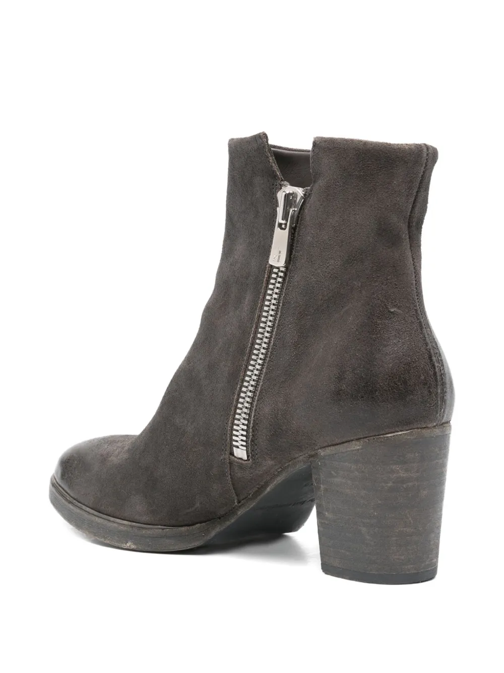 The Last Conspiracy 70mm zip-detail boots Black