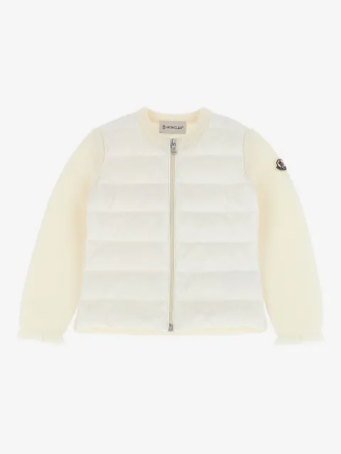 Moncler Enfant Jaqueta matelassê de lã mista