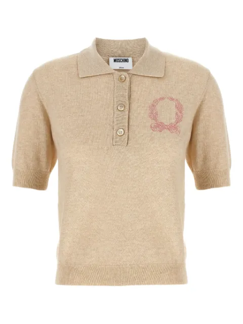 Moschino polo bordado