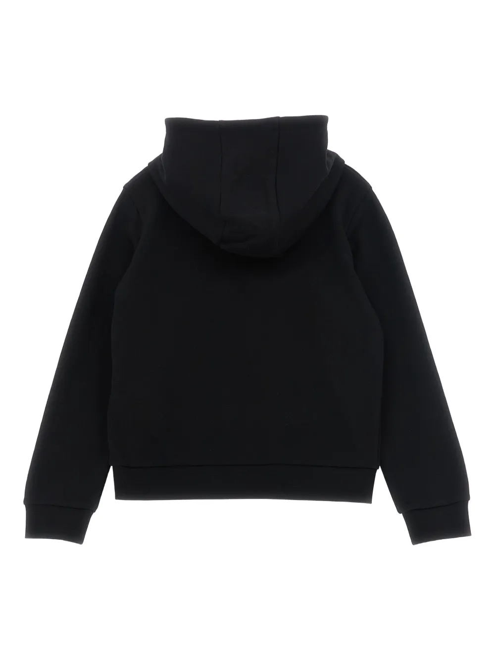 Moncler Enfant Hoodie met geborduurde logopatch Zwart