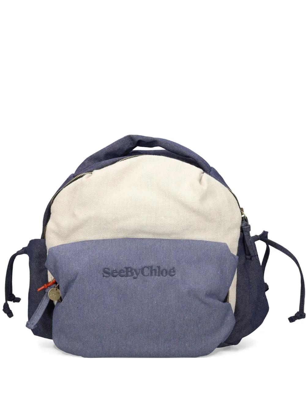 See By Chloé Logo-embroidered Backpack