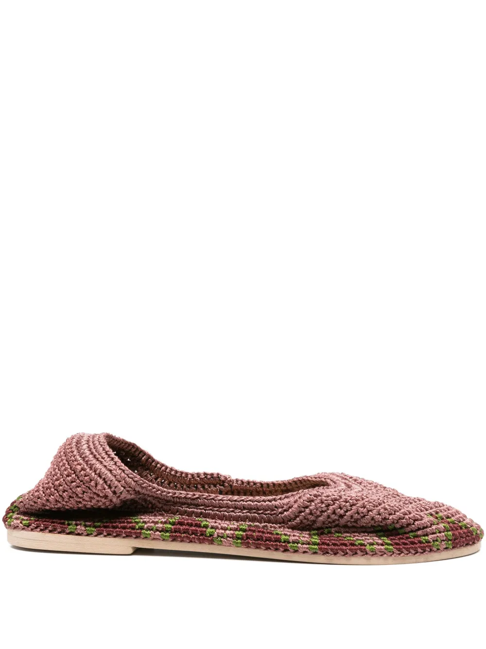crochet ballet flats