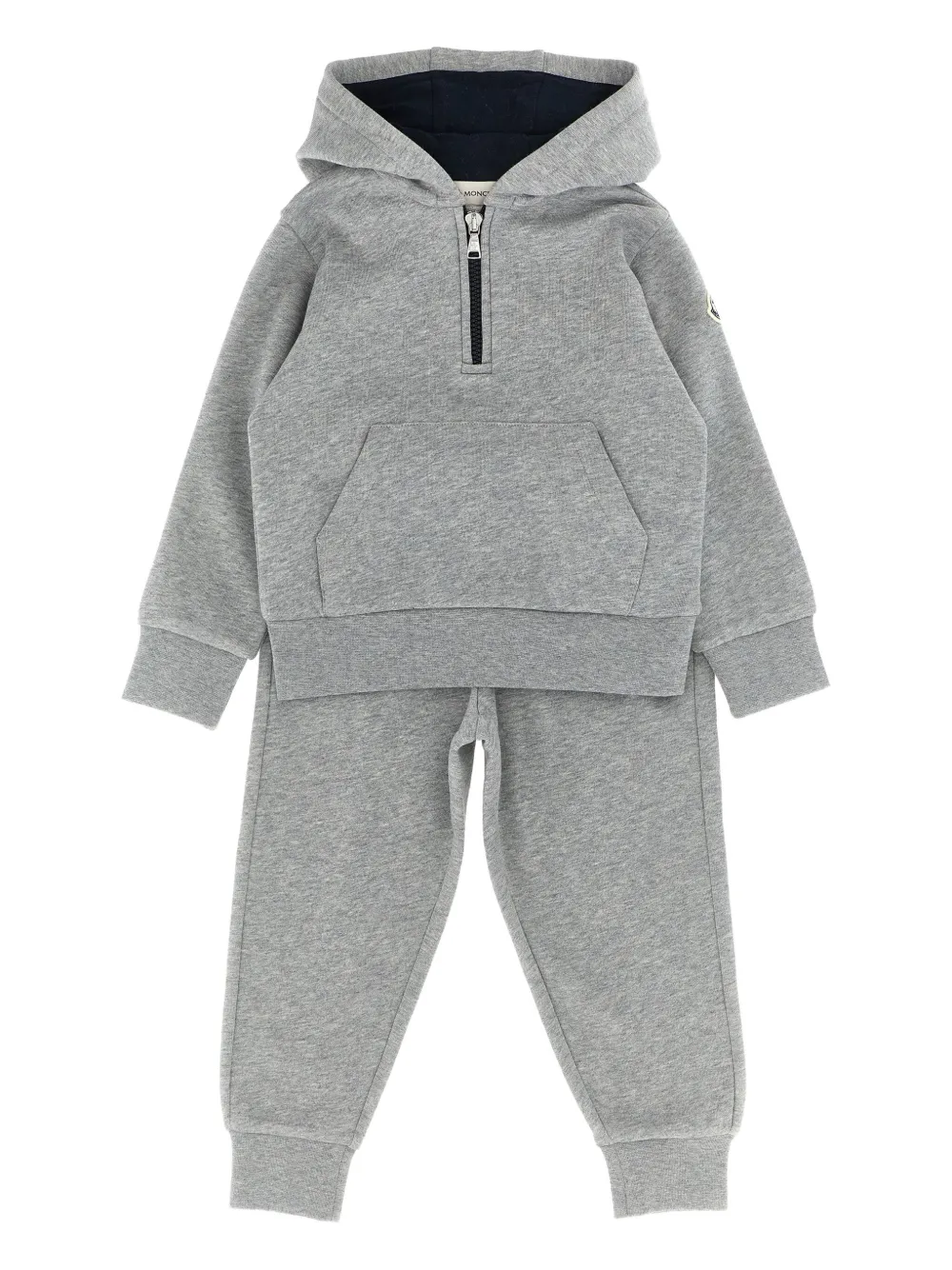 Moncler Enfant Trainingspak met buidelzak Grijs