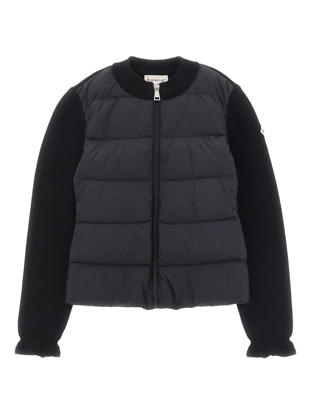 Moncler Enfant padded cardigan Zwart