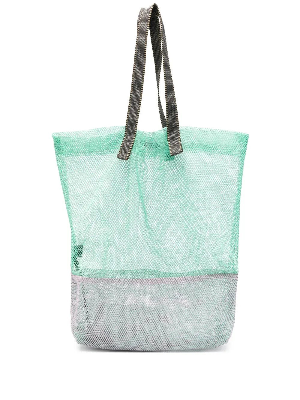 Épice two-tone mesh tote bag | Green | Image 1