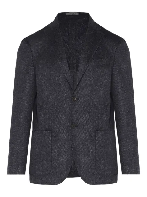 Corneliani textured two-button blazer