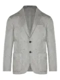 Corneliani two-button patch-pocket blazer - Grey