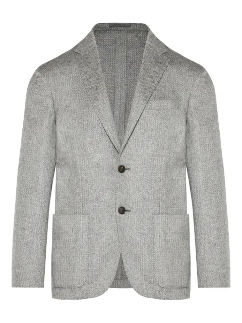 Corneliani two-button patch-pocket blazer