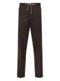 Corneliani drawstring trousers - Brown