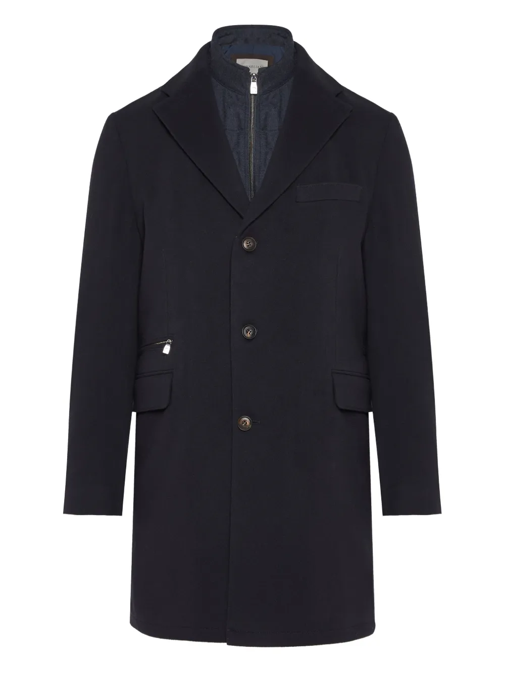 Corneliani layered coat | Blue | Image 1