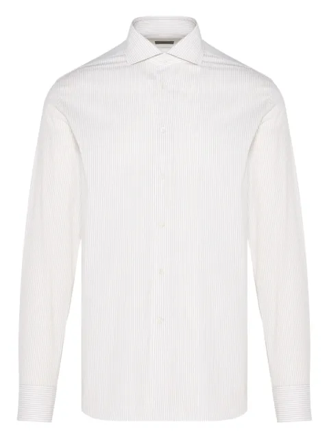 Corneliani pinstriped longsleeved shirt