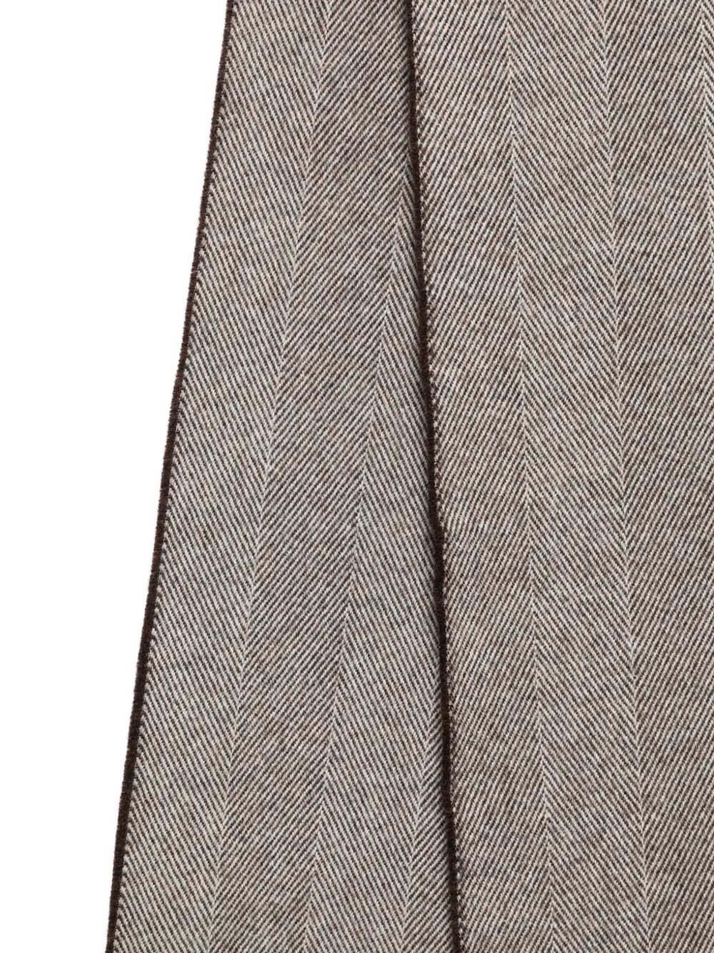Corneliani Gestreepte sjaal - Bruin