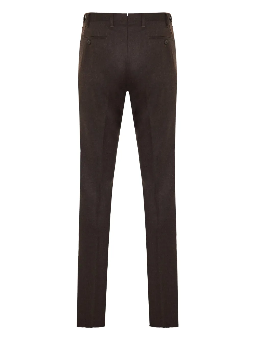 Corneliani raw-edge trousers - Bruin