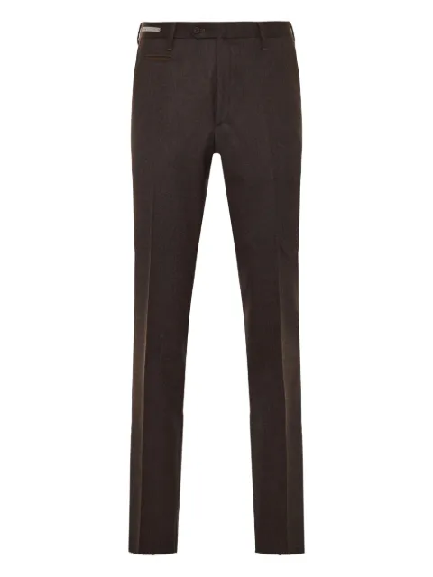 Corneliani raw-edge trousers