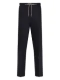 Corneliani drawstring-waist trousers - Blue