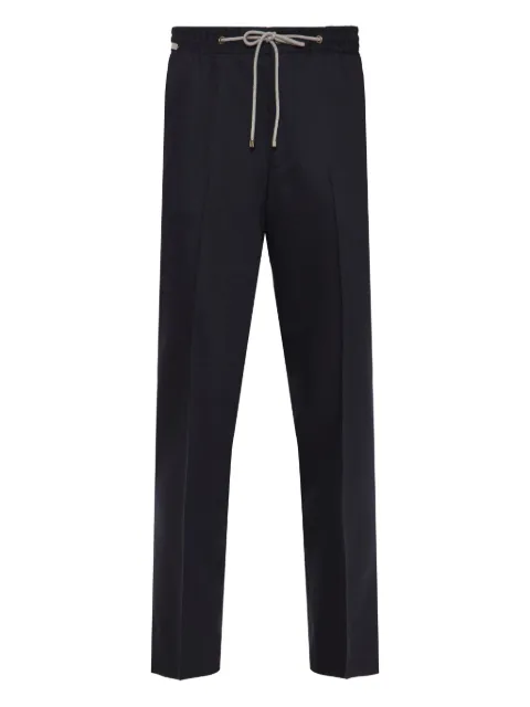 Corneliani pantalones con cordones en la pretina