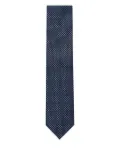 Corneliani patterned tie - Blue