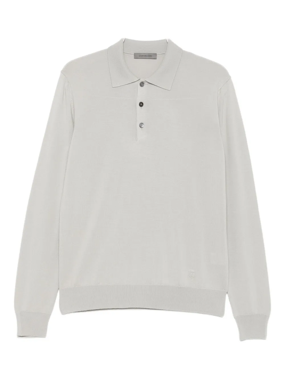 Corneliani long-sleeve polo shirt | Grey | Image 1