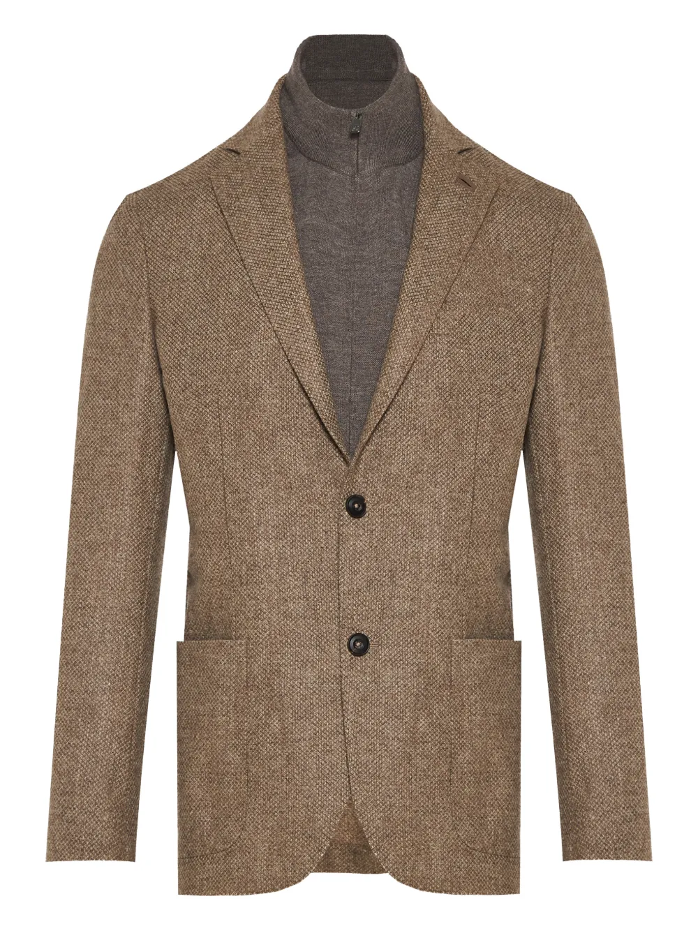 Corneliani button-up blazer | Brown | Image 1