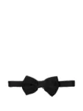 Corneliani satin bow tie - Black
