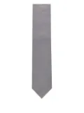 Corneliani textured silk tie - Grey