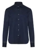 Corneliani long-sleeved button-fastening shirt - Blue