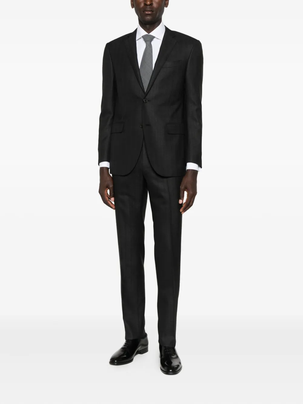 Corneliani Pak met krijtstreep Zwart