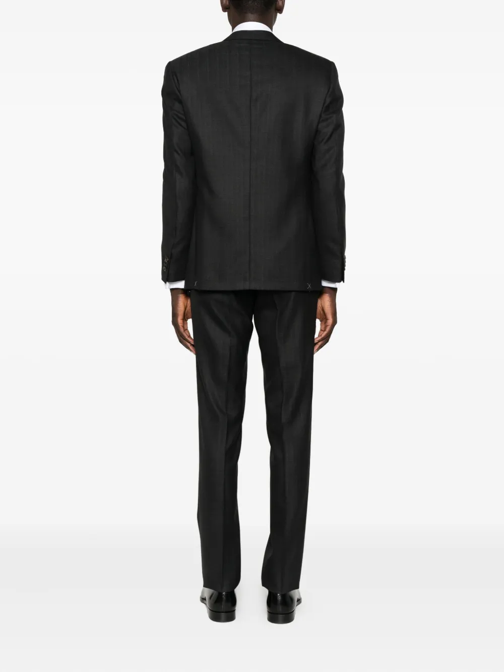 Corneliani Pak met krijtstreep Zwart