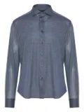 Corneliani longsleeved button-down shirt - Blue