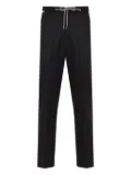 Corneliani drawstring-cuff trousers - Black
