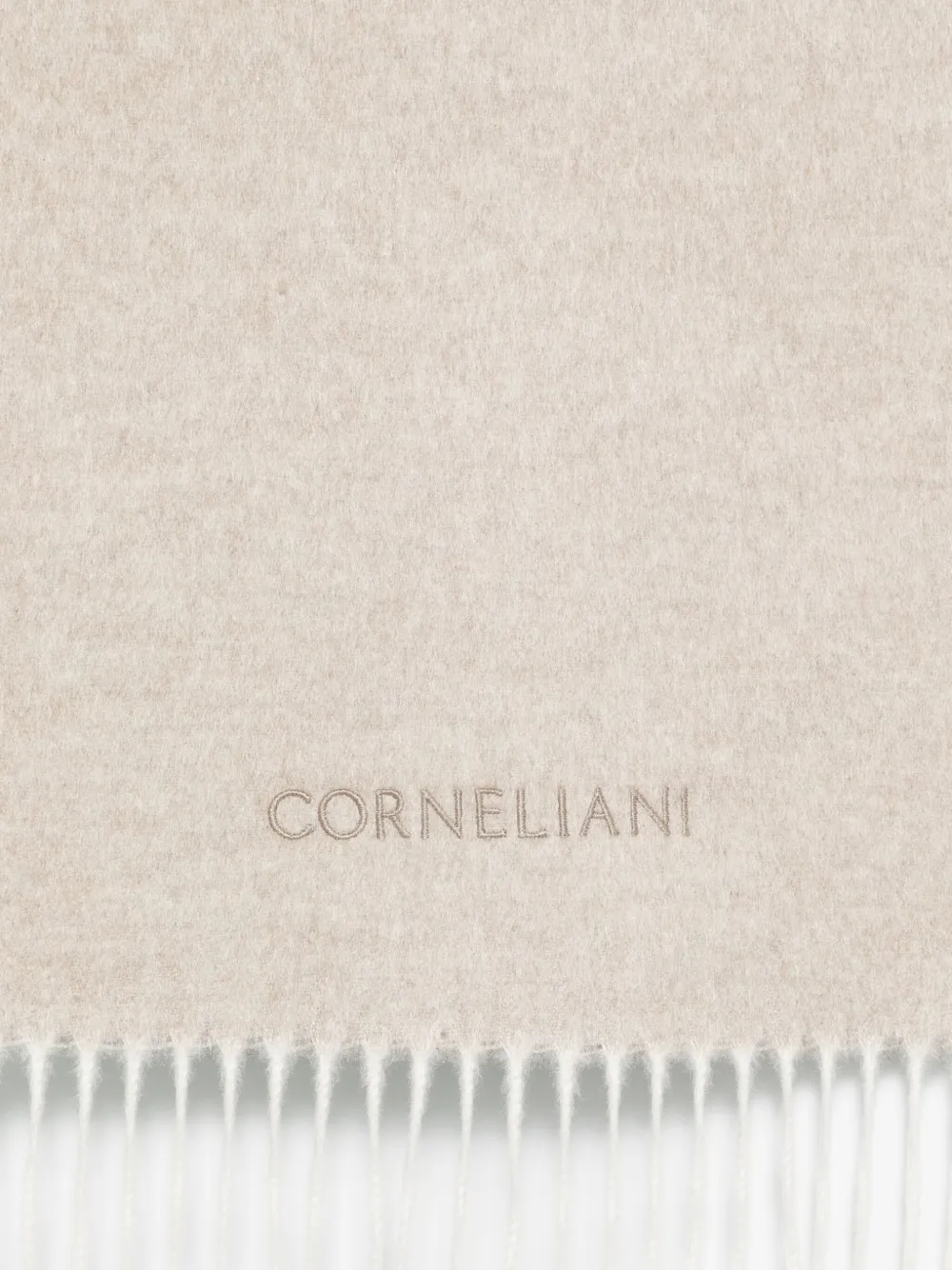 Corneliani Reversible Scarf In Neutral