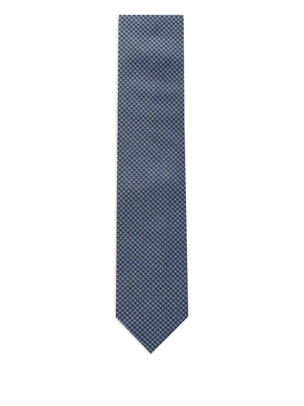 Corneliani Geometric-pattern Tie In Blue