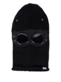 C.P. Company goggle-detail knit balaclava - Black