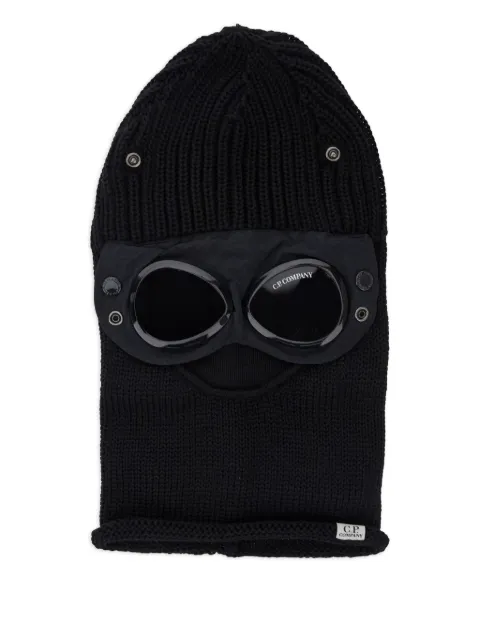 C.P. Company Balaclava de tricô com detalhe de óculos