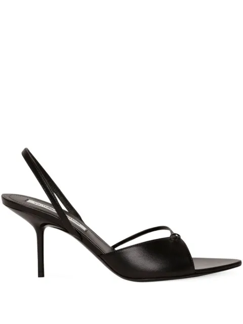 Victoria Beckham 75mm Harlow slingback knot-detail sandals