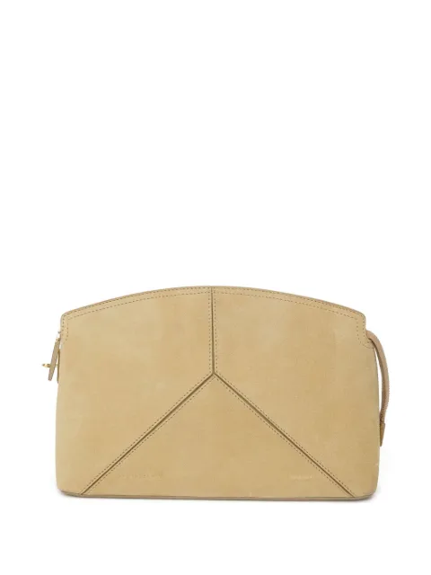 Victoria Beckham Victoria suede zip-fastening clutch bag
