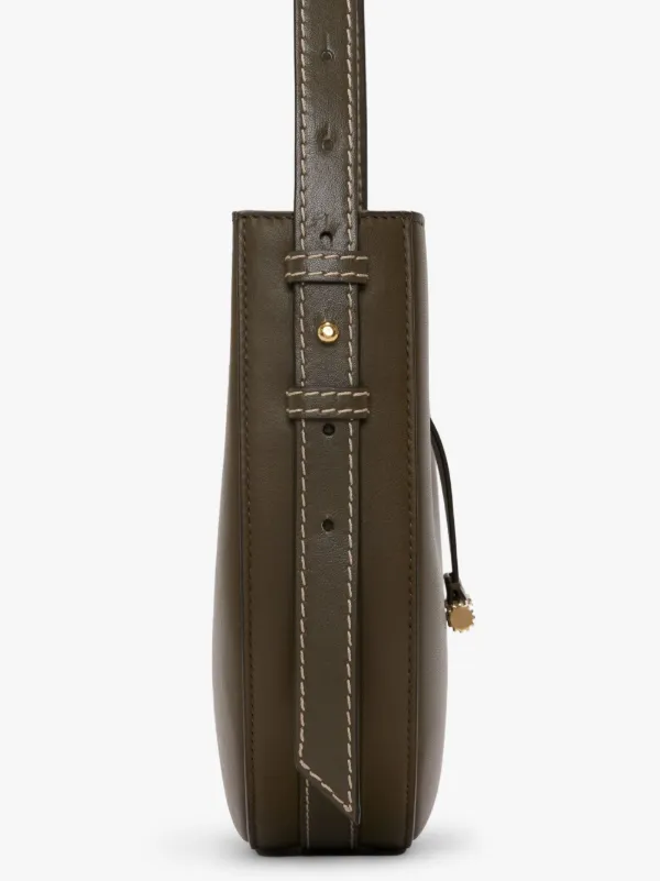 Victoria Beckham Dia half-moon Clasp Bag Green FARFETCH IN