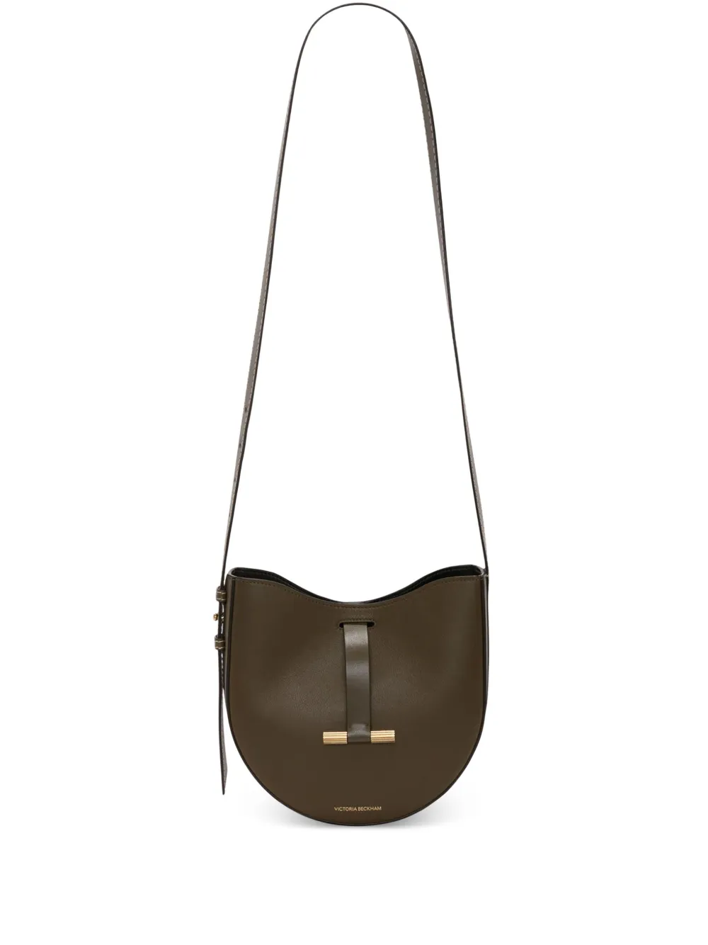 Victoria Beckham Dia half-moon clasp bag Groen