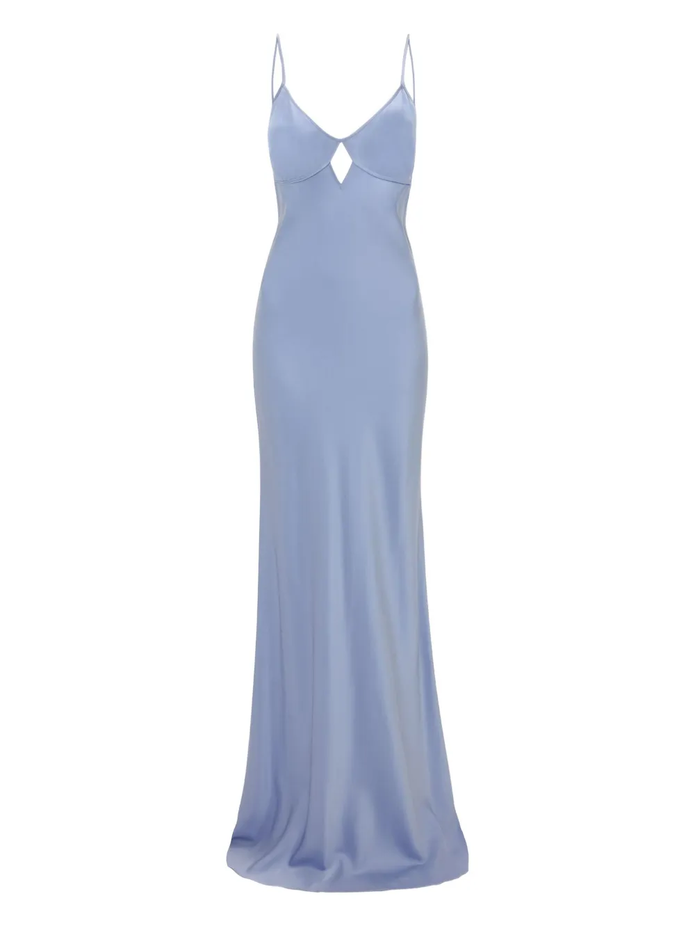 Victoria Beckham cut-out cami-straps dress - ブルー Victoria Beckham cut-out cami-straps dress - ブルー