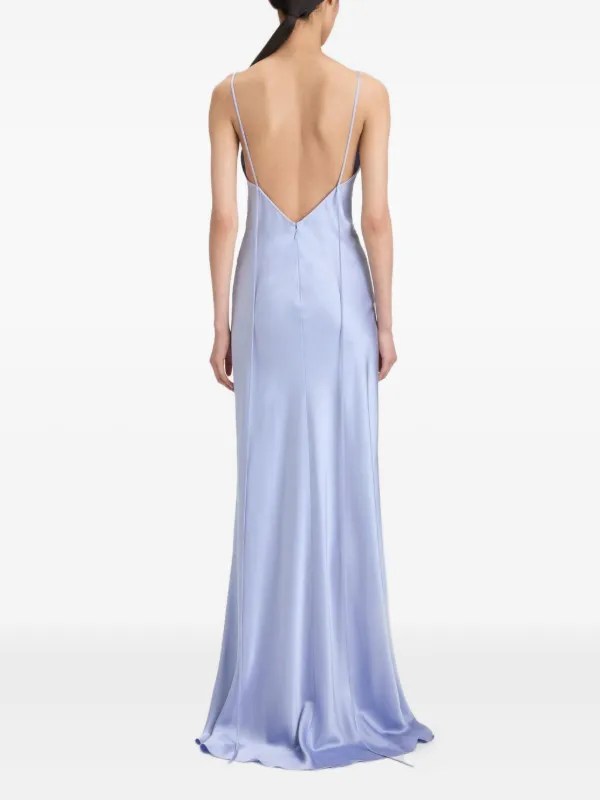 Victoria Beckham cut-out cami-straps Dress | Blue | FARFETCH GE